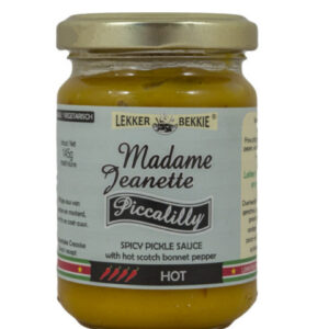 LEKKER BEKKIE MADAME JEANETTE PICCALILLY HOT 145gr