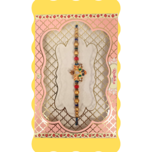 Premium Floral Motif Meenakari Rakhi
