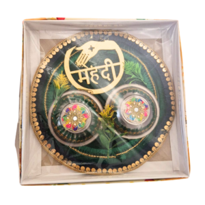 Decorated  Mehndi Thali 1pcs
