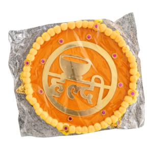 Haldi Round Slogan In Hindi  1pcs