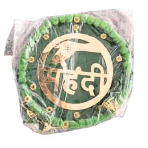 Mehndi Round Slogan In Punjabi  1pcs